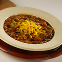 Three Bean Chili with Wisconsin Colby