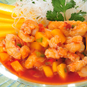 Mango Sweet and Sour Rock Shrimp